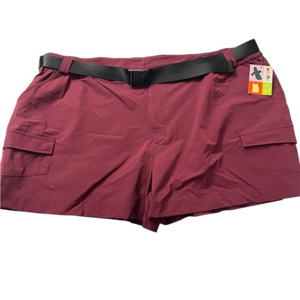 Alder Apparel Take A Hike Shorts Burgundy Size 6X